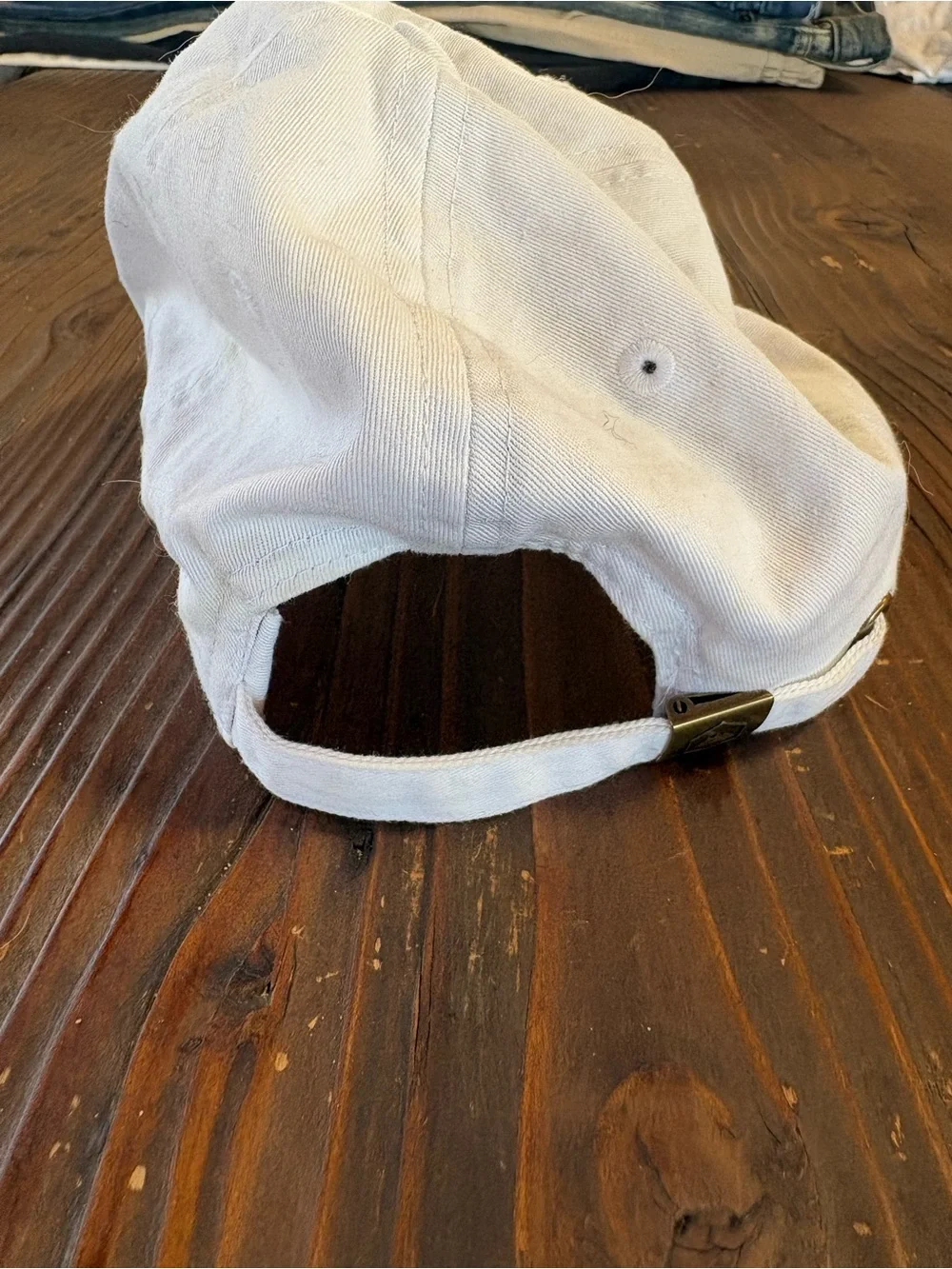 Women’s White Baseball Cap with Pink Flamingo Embroidery